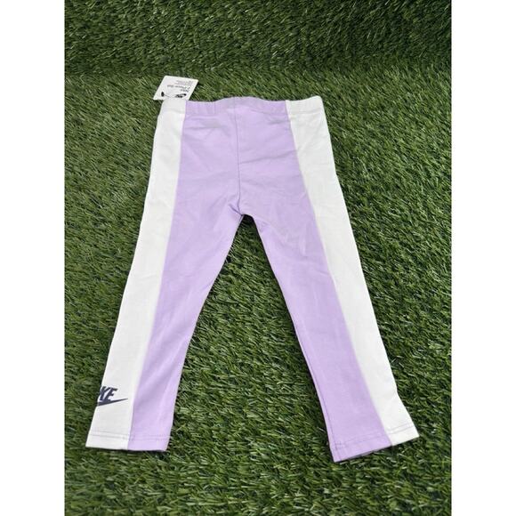 GIRLS' LITTLE KIDS' NIKE SWEATSHIRT AND LEGGINGS SET LILAC 24M - Picture 4 of 4